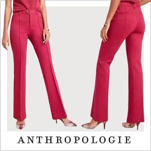 Anthropologie Red Trousers